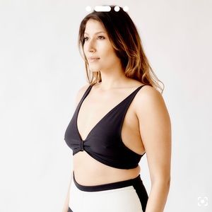 Hackwith Design House Black Swim Bikini Top